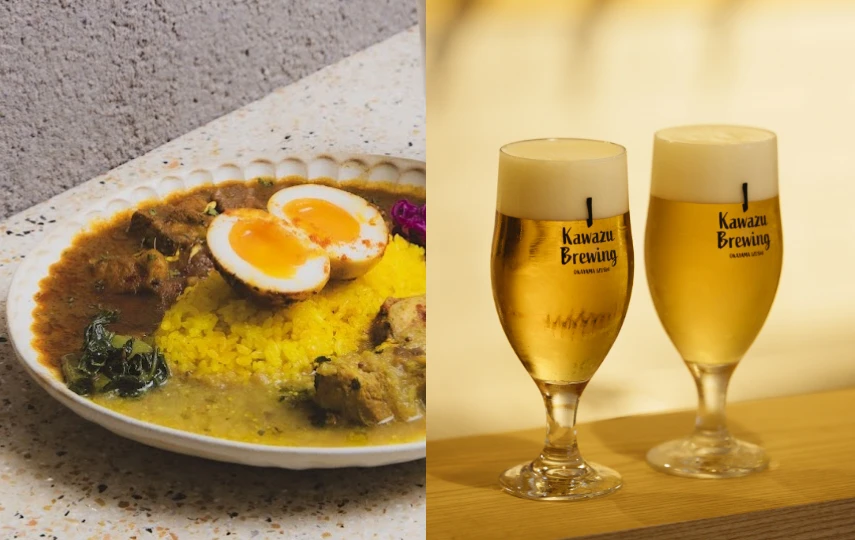 今年は人気のカレー店も登場!ビールやワインもどうぞ。